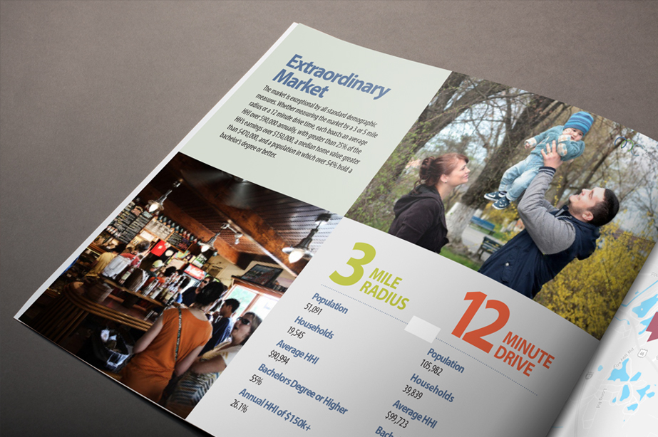 Page of brochure for Morris County Economic Development Committee
